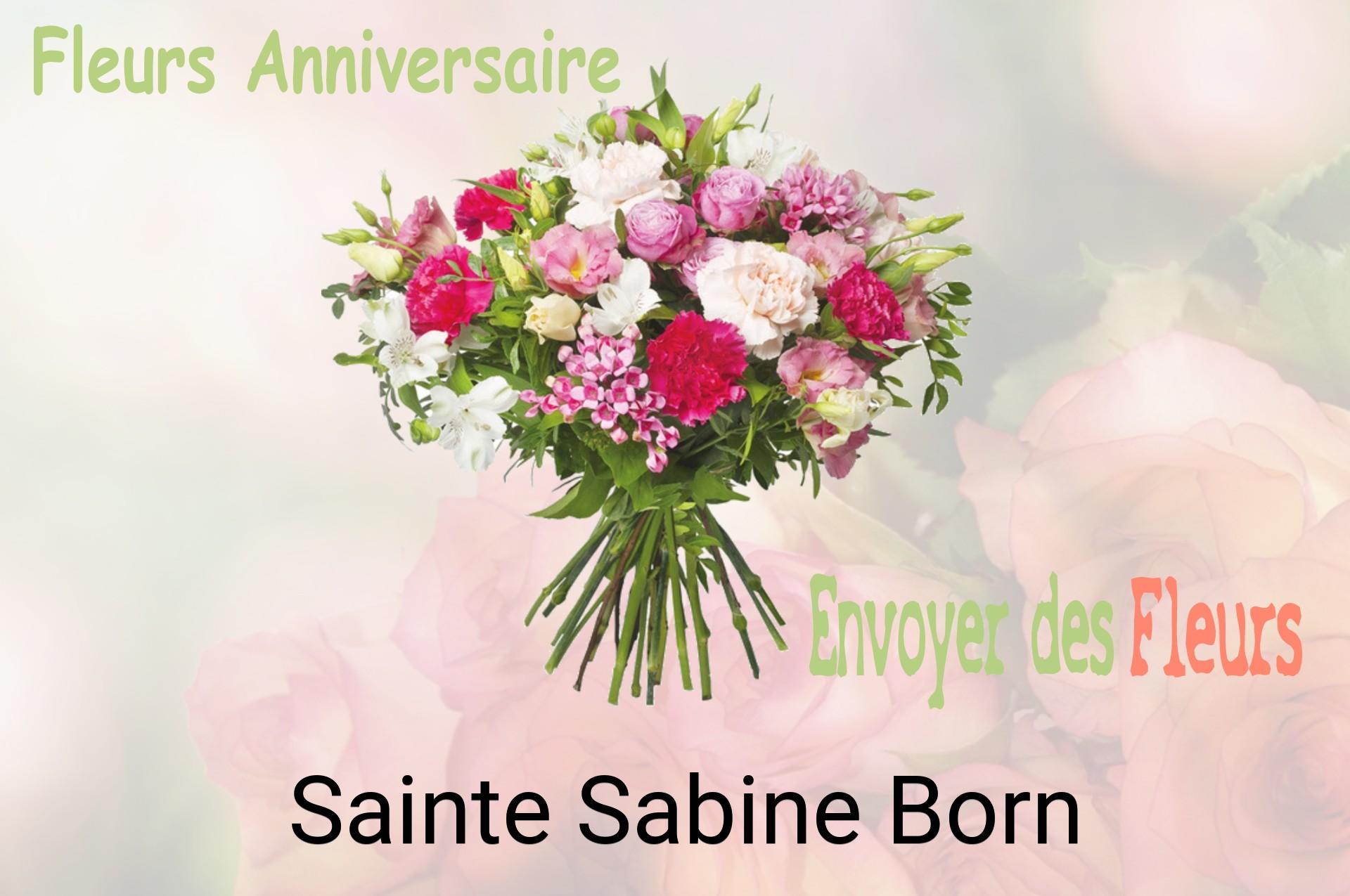 Bouquet de fleurs d’anniversaire livré à Sainte-Sabine-Born