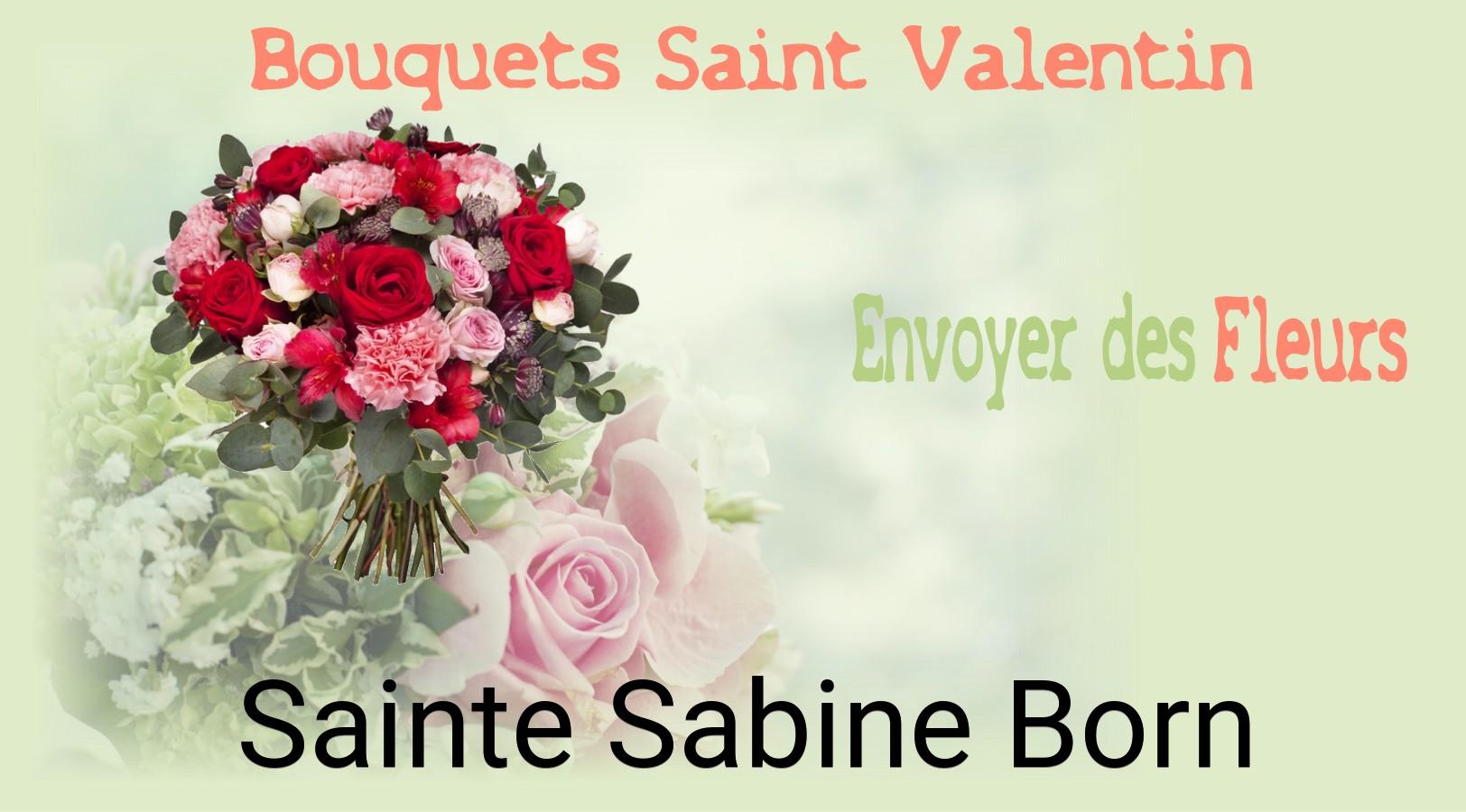 Roses de Saint-Valentin livrées à Sainte-Sabine-Born